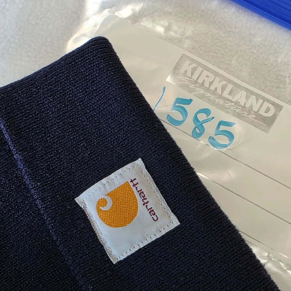 Carhartt Watch Beanie Knit Hat Acrylic One Size Fits All Navy‎ Blue Outdoors